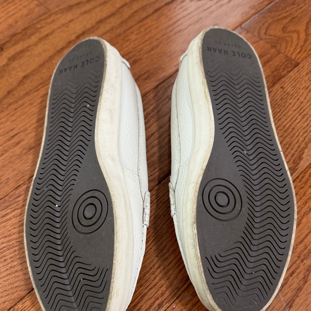 Cole Haan Women's Cream Loafers - Picture 3 of 4